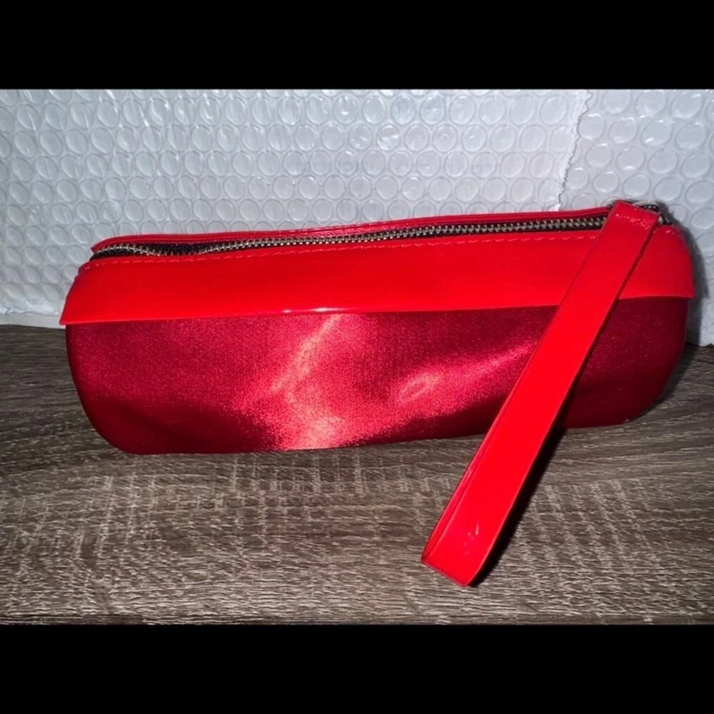 MAC‎ cosmetics Makeup Bag red